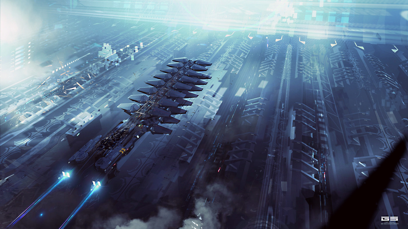 Illustration for article titled Cyberpunk Cityscape In Need Of Urgent Cleaning